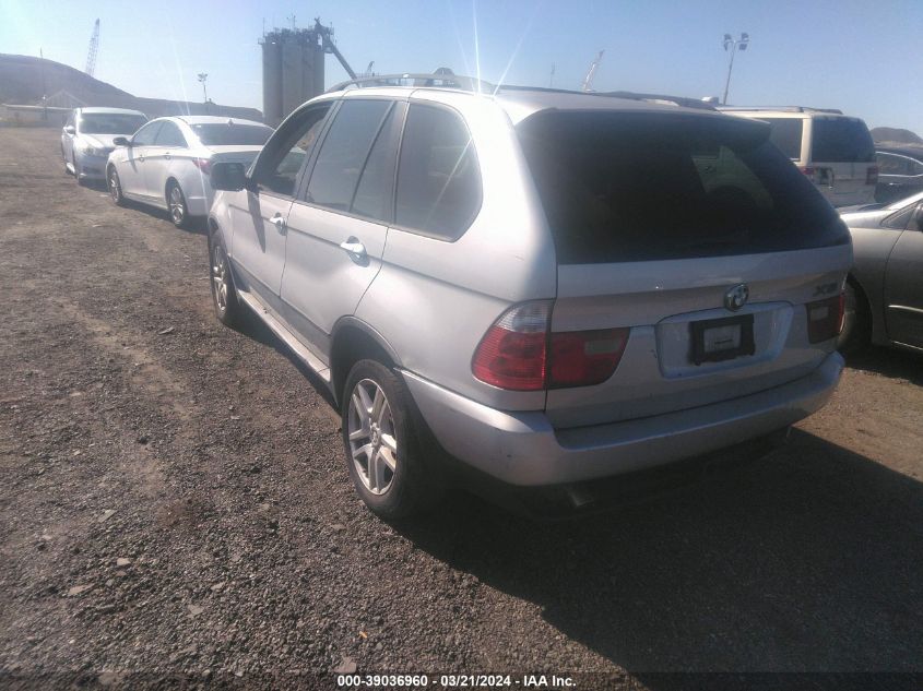 5UXFA13565LY22391 2005 BMW X5 3.0I