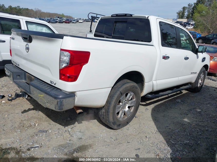 2017 Nissan Titan Sv VIN: 1N6AA1EK7HN543214 Lot: 39036982