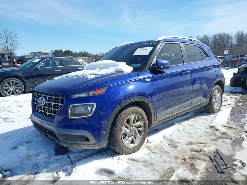 2020 Hyundai Venue Sel VIN: KMHRC8A35LU033476 Lot: 39037092