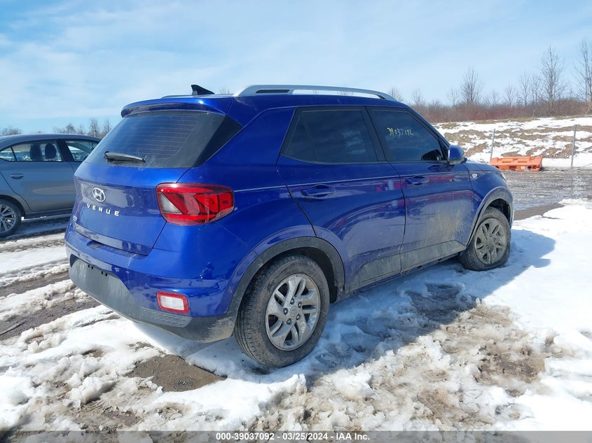 2020 Hyundai Venue Sel VIN: KMHRC8A35LU033476 Lot: 39037092