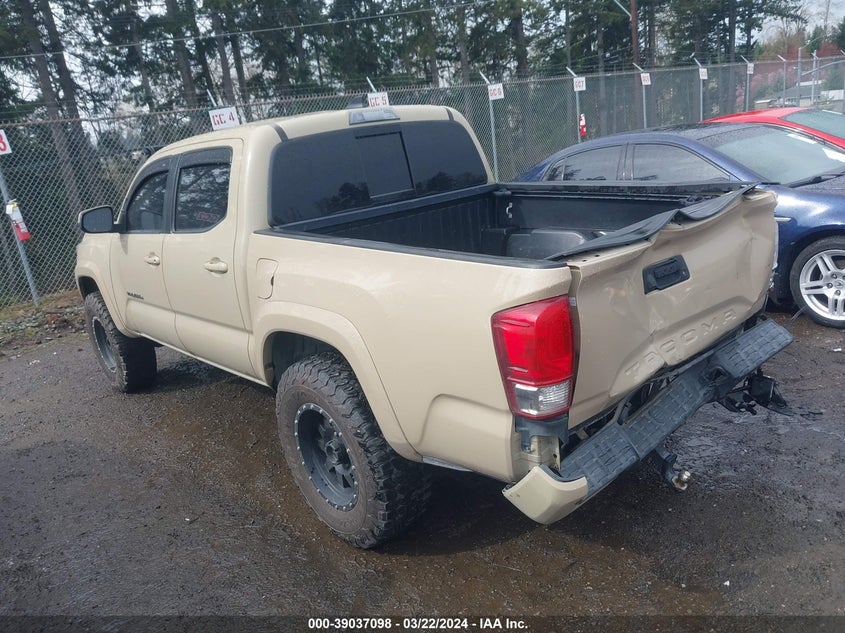 VIN 3TMCZ5AN9HM111990 2017 TOYOTA TACOMA TRD SPORT