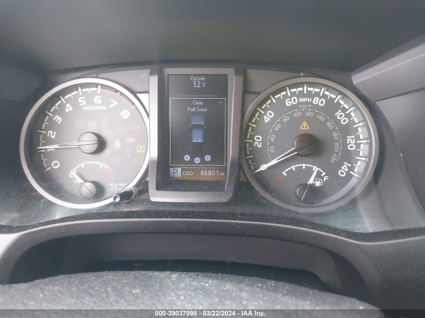 VIN 3TMCZ5AN9HM111990 2017 TOYOTA TACOMA TRD SPORT