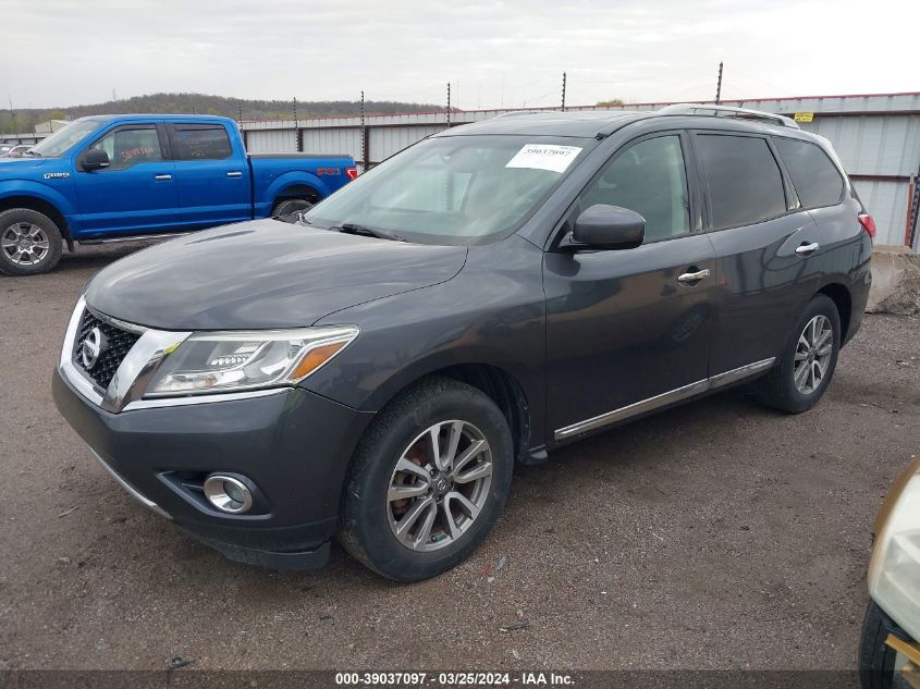 2013 Nissan Pathfinder Sl VIN: 5N1AR2MM9DC623720 Lot: 39037097