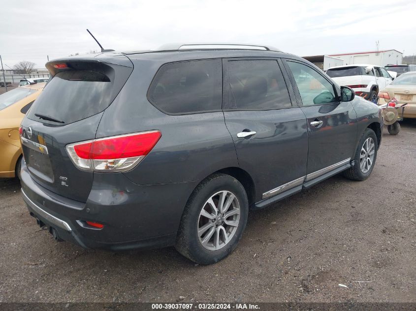 2013 Nissan Pathfinder Sl VIN: 5N1AR2MM9DC623720 Lot: 39037097