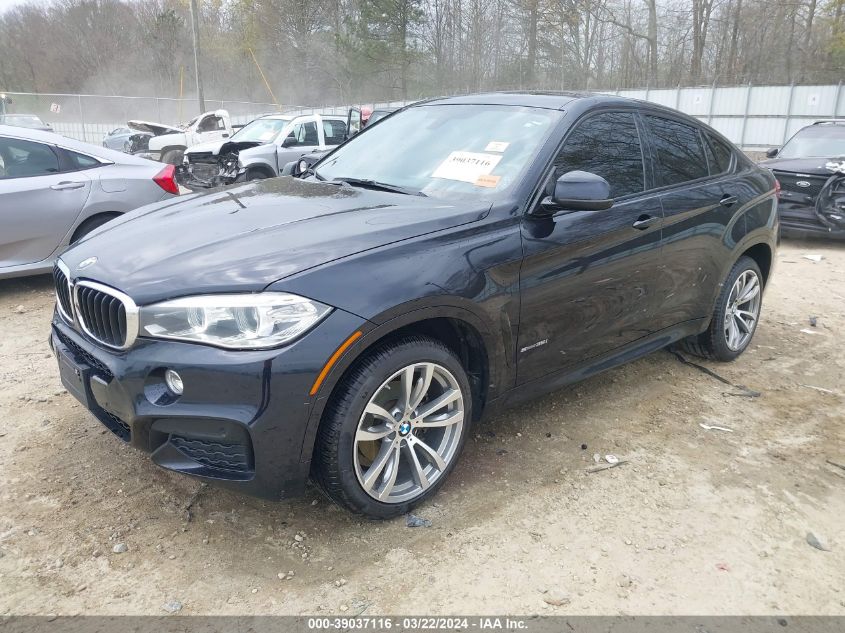 VIN 5UXKU0C52G0F92582 2016 BMW X6, Sdrive35I no.2