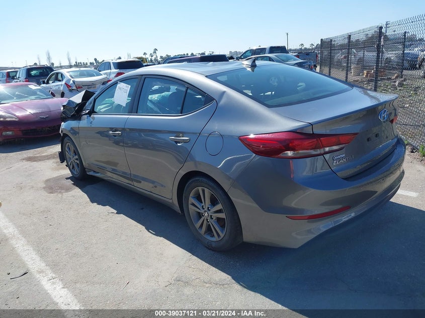 VIN 5NPD84LF9JH246115 2018 HYUNDAI ELANTRA SEL