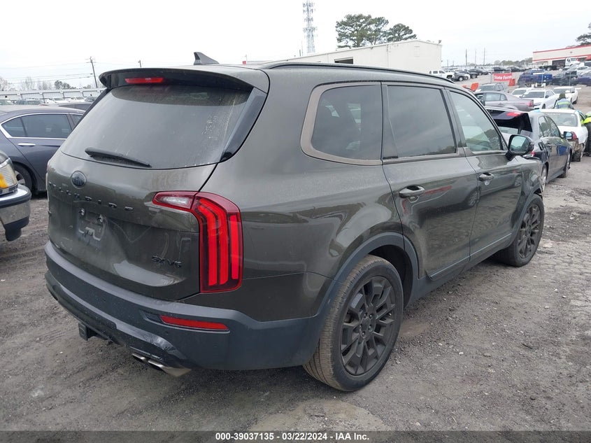 2021 Kia Telluride Sx VIN: 5XYP5DHC7MG099180 Lot: 39037135