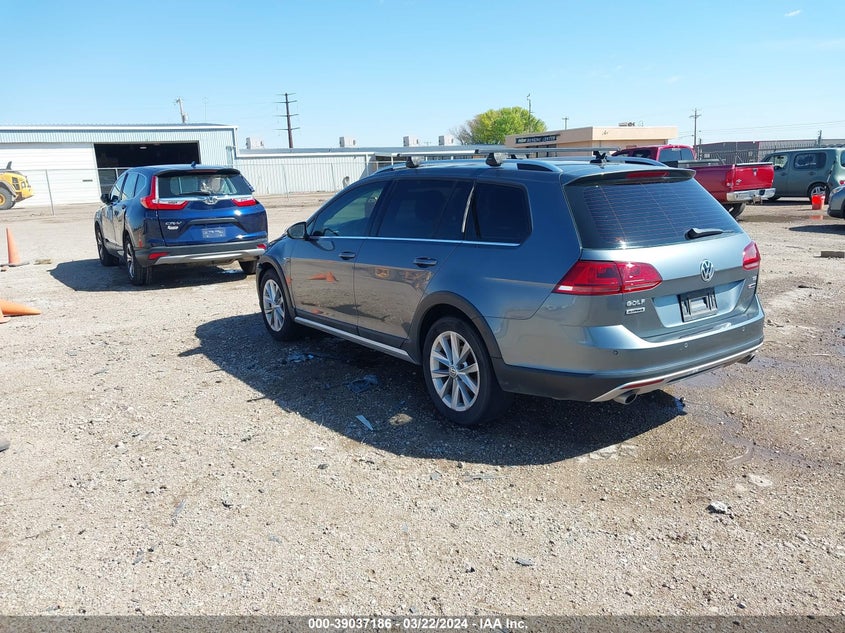 VIN 3VWH17AUXHM508282 2017 VOLKSWAGEN GOLF ALLTRACK TSI S/TSI SE/TSI SEL