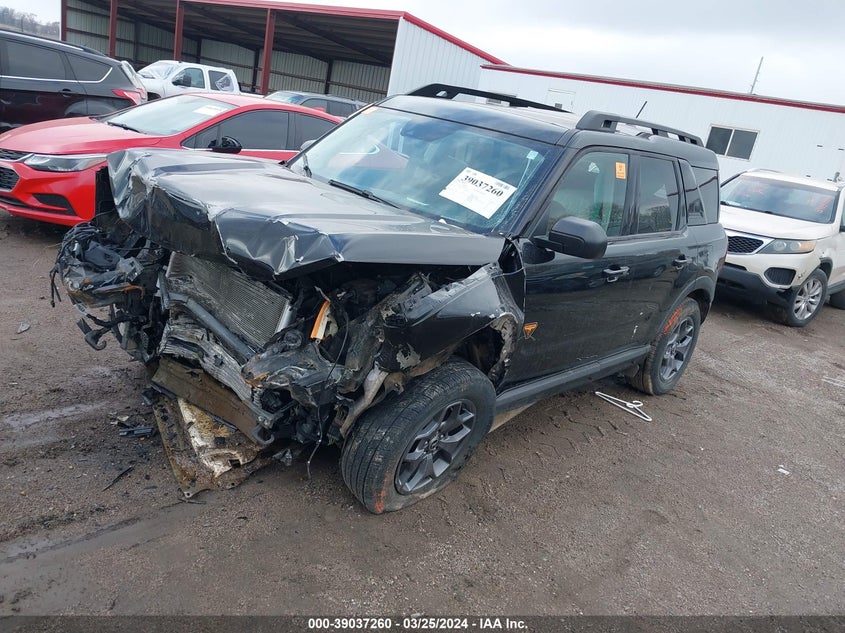 2022 Ford Bronco Sport Badlands VIN: 3FMCR9D97NRD48669 Lot: 39037260