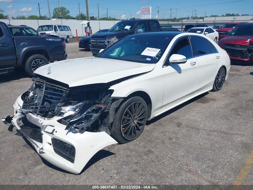2015 Mercedes-Benz S 550 VIN: WDDUG8CB3FA115886 Lot: 39037457