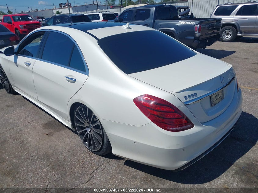 2015 Mercedes-Benz S 550 VIN: WDDUG8CB3FA115886 Lot: 39037457