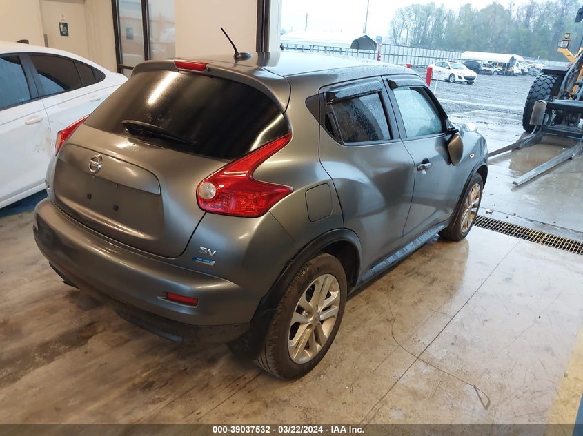 2014 Nissan Juke Sv VIN: JN8AF5MR5ET454487 Lot: 39037532