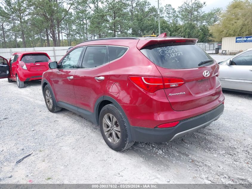 2016 Hyundai Santa Fe Sport 2.4L VIN: 5XYZUDLB2GG368927 Lot: 39037632