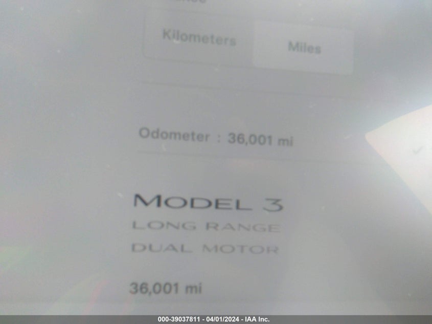VIN 5YJ3E1EB6LF622977 2020 TESLA MODEL 3 LONG RANGE DUAL MOTOR ALL-WHEEL DRIVE