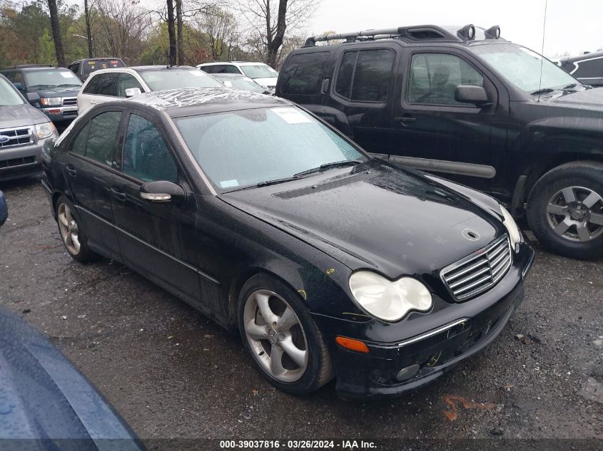 2005 Mercedes-Benz C 230 Kompressor Sport VIN: WDBRF40J75F679709 Lot: 39037816