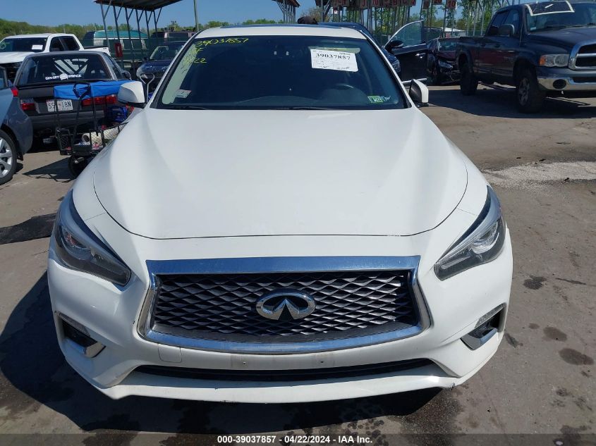 2018 Infiniti Q50 3.0T Luxe VIN: JN1EV7AR3JM442538 Lot: 39037857