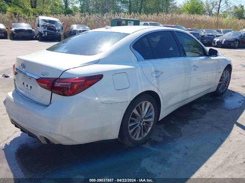 2018 Infiniti Q50 3.0T Luxe VIN: JN1EV7AR3JM442538 Lot: 39037857