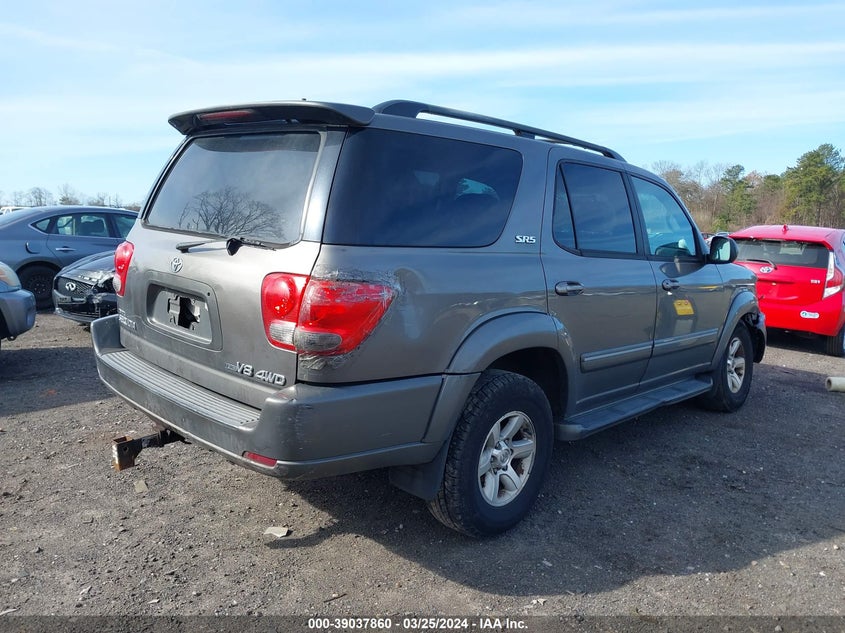 2006 Toyota Sequoia Sr5 V8 VIN: 5TDBT44A56S263648 Lot: 39037860