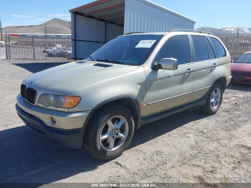 2001 BMW X5 3.0 VIN: WBAFA53501LM87032 Lot: 39037946