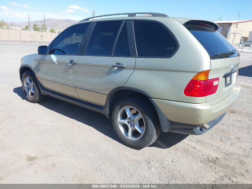 2001 BMW X5 3.0 VIN: WBAFA53501LM87032 Lot: 39037946