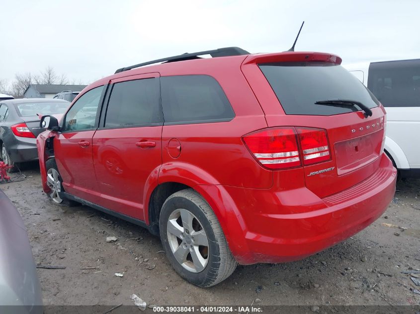 2016 Dodge Journey Se VIN: 3C4PDCAB8GT225901 Lot: 39038041