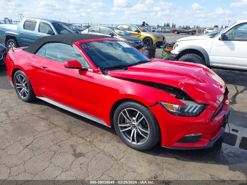 2017 FORD MUSTANG ECOBOOST PREMIUM - 1FATP8UH5H5296077