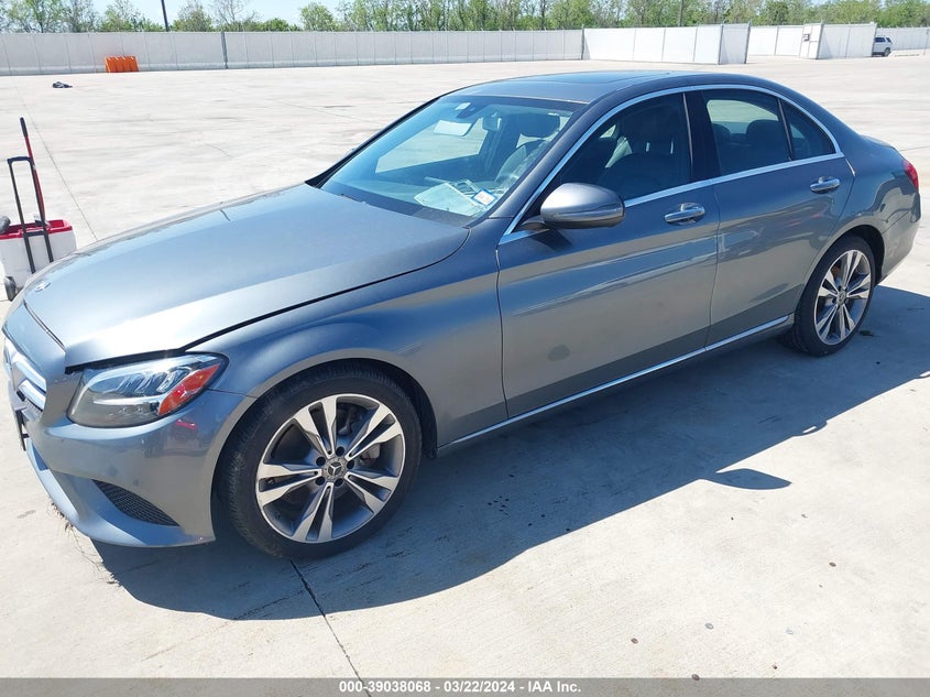 2019 MERCEDES-BENZ C-CLASS VIN: 55SWF8DB6KU299662