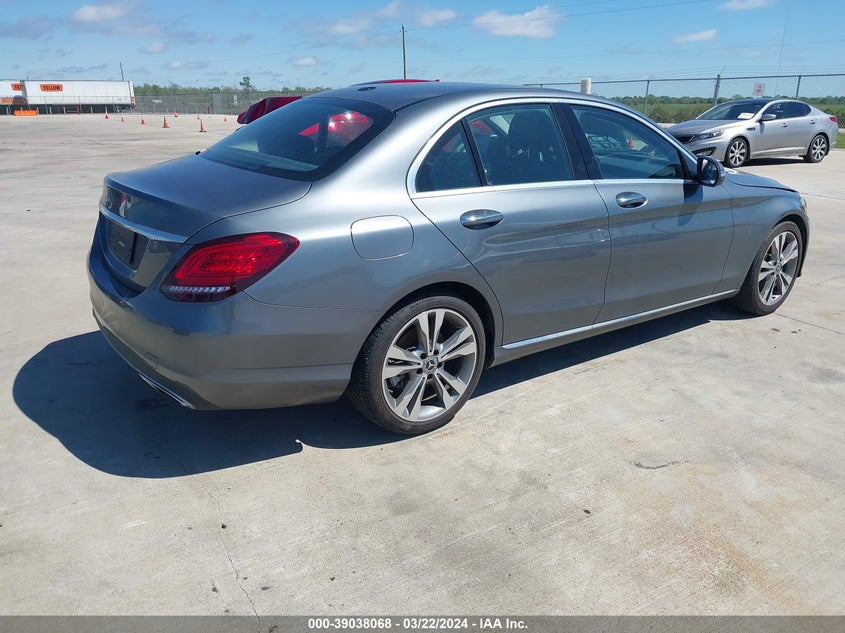 2019 MERCEDES-BENZ C-CLASS VIN: 55SWF8DB6KU299662