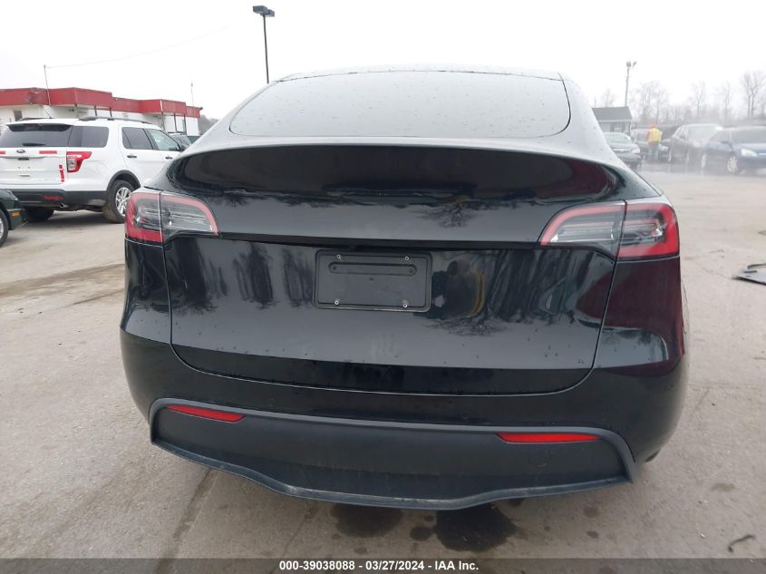 2022 Tesla Model Y VIN: 7SAYGDEE0NF376042 Lot: 39038088