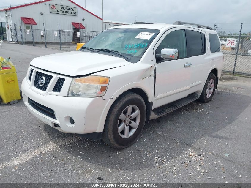 2012 Nissan Armada Sv VIN: 5N1BA0ND8CN620471 Lot: 39038461