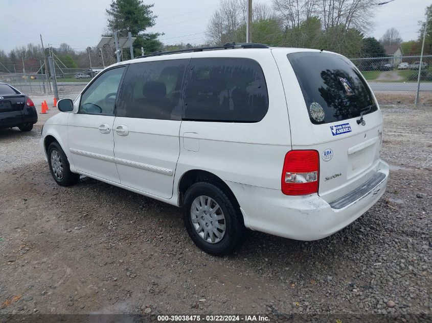 2003 Kia Sedona Ex/Lx VIN: KNDUP131836454456 Lot: 39038475