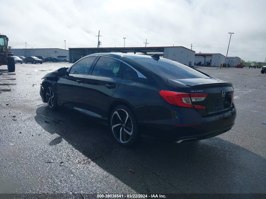 VIN 1HGCV1F39MA093415 2021 HONDA ACCORD SPORT