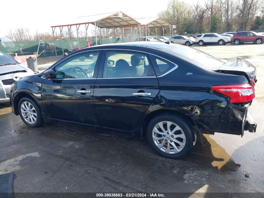 2018 Nissan Sentra Sv VIN: 3N1AB7APXJY261889 Lot: 39038683