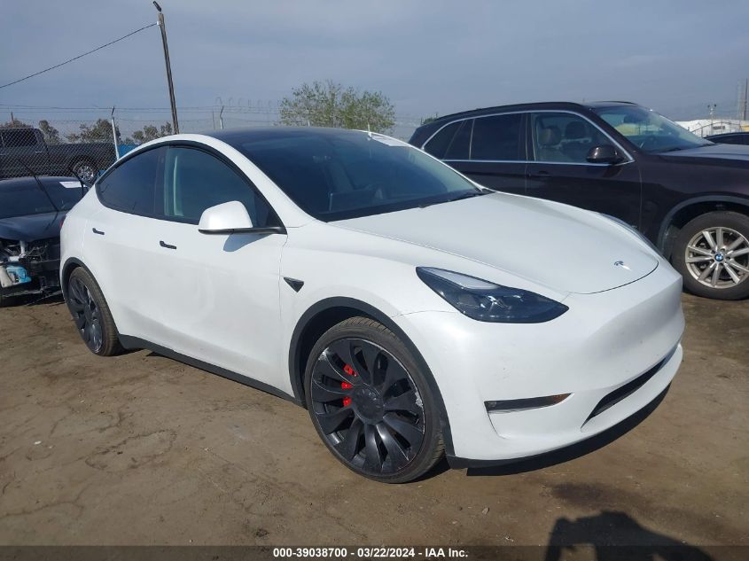 2023 TESLA MODEL Y AWD/PERFORMANCE DUAL MOTOR ALL-WHEEL DRIVE - 7SAYGDEF0PF739757