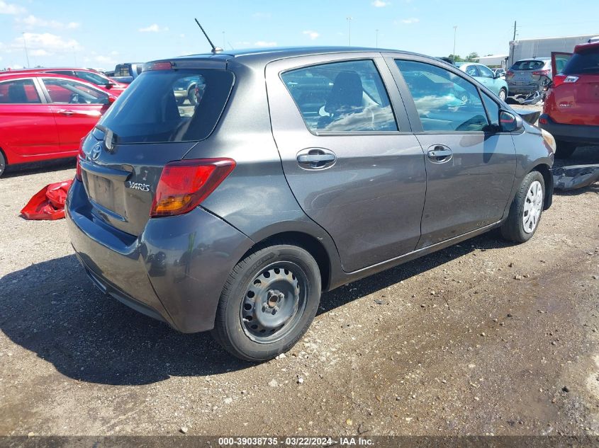 2015 Toyota Yaris L VIN: VNKKTUD37FA034619 Lot: 39038735