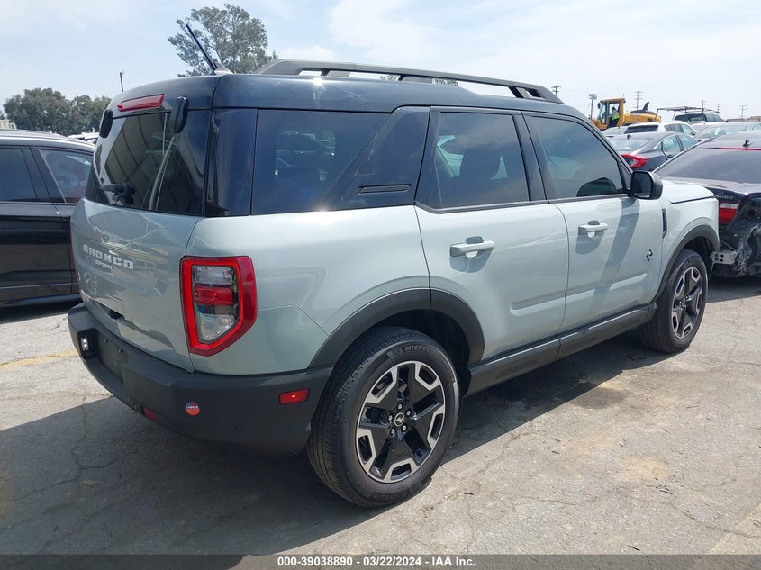 2022 Ford Bronco Sport Outer Banks VIN: 3FMCR9C66NRD86742 Lot: 39038890