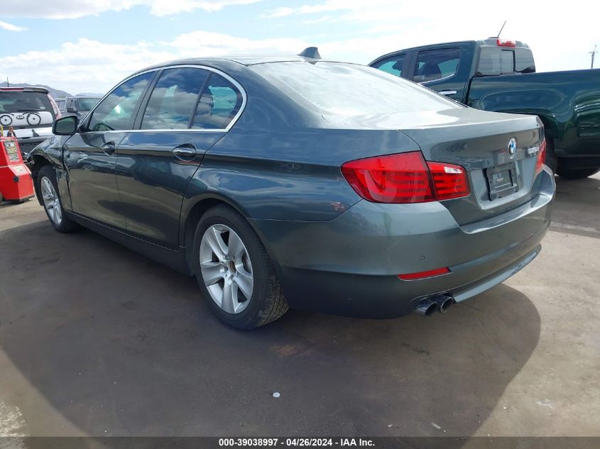 2012 BMW 528I xDrive VIN: WBAXH5C57CDW03632 Lot: 39038997