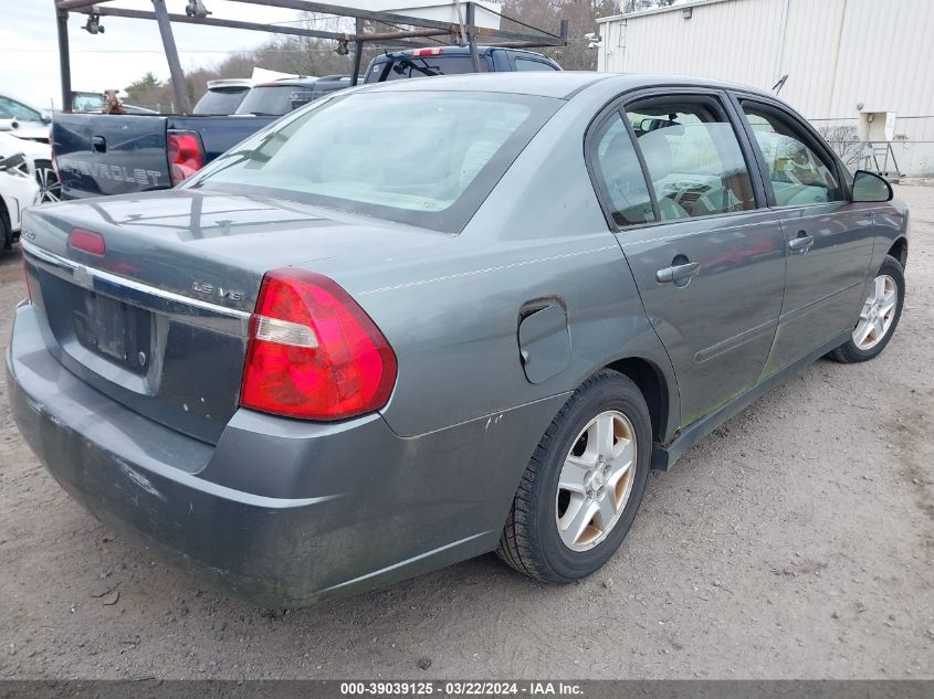 1G1ZT54845F102362 | 2005 CHEVROLET MALIBU