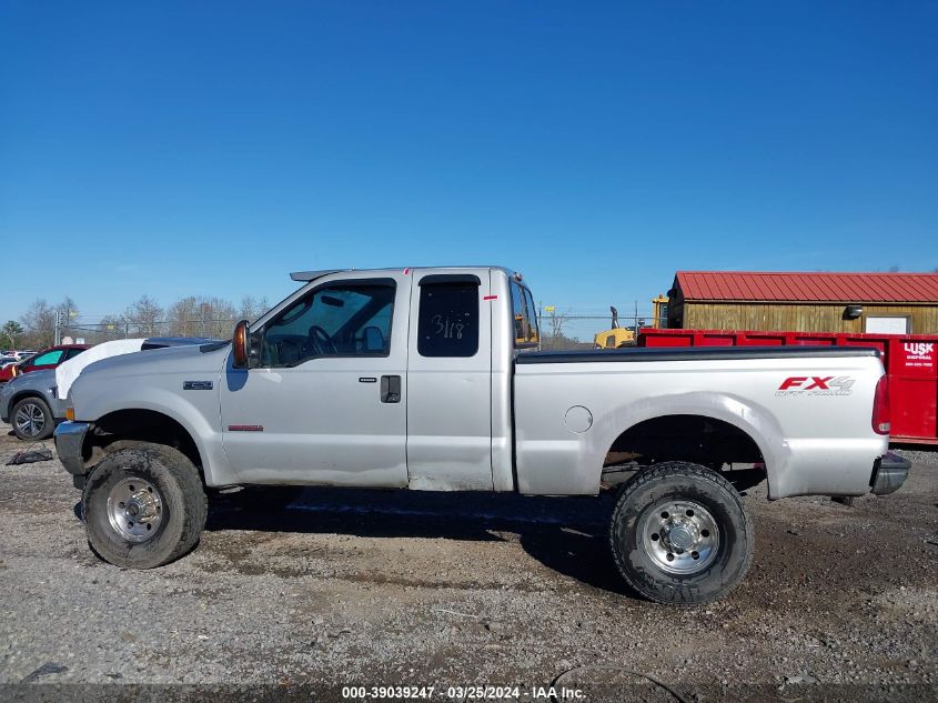 2004 Ford F-250 Lariat/Xl/Xlt VIN: 1FTNX21P34ED73955 Lot: 39039247