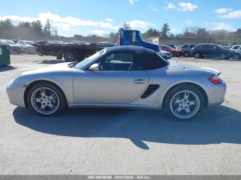 WP0CA29856U710169 | 2006 PORSCHE BOXSTER