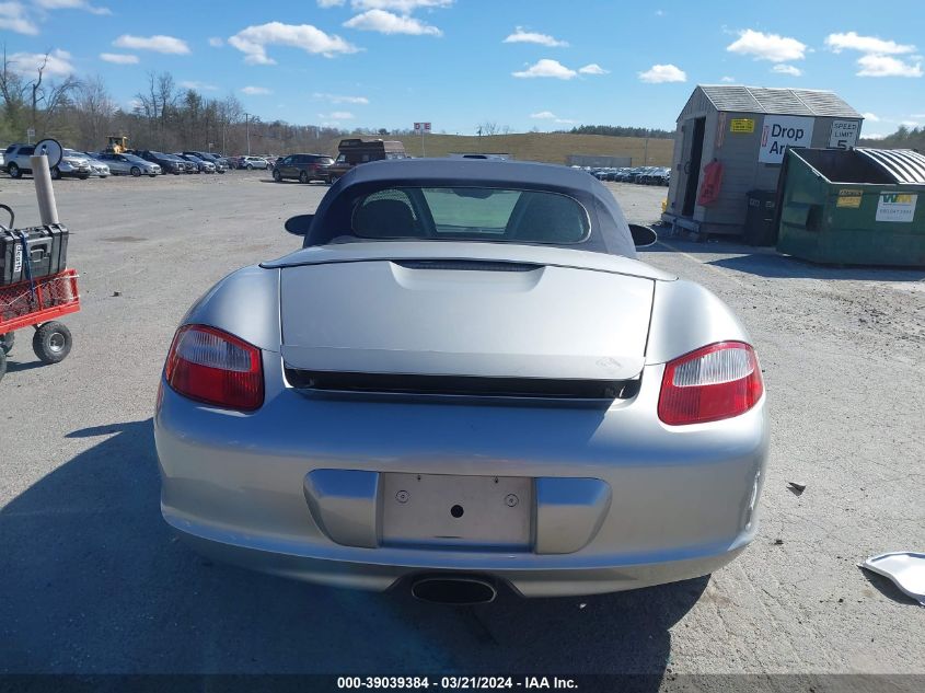 WP0CA29856U710169 | 2006 PORSCHE BOXSTER