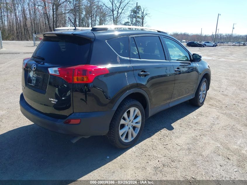 2015 Toyota Rav4 Limited VIN: 2T3DFREVXFW393941 Lot: 39039386