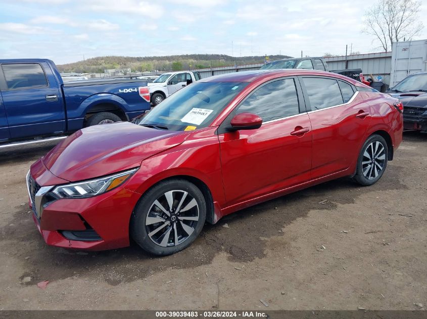 2022 Nissan Sentra Sv Xtronic Cvt VIN: 3N1AB8CV4NY312200 Lot: 39039483