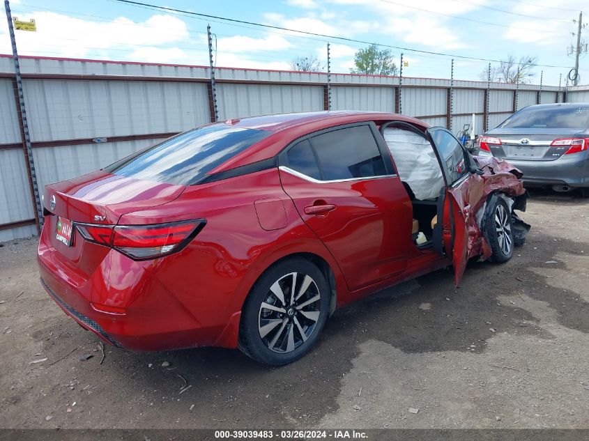 2022 Nissan Sentra Sv Xtronic Cvt VIN: 3N1AB8CV4NY312200 Lot: 39039483