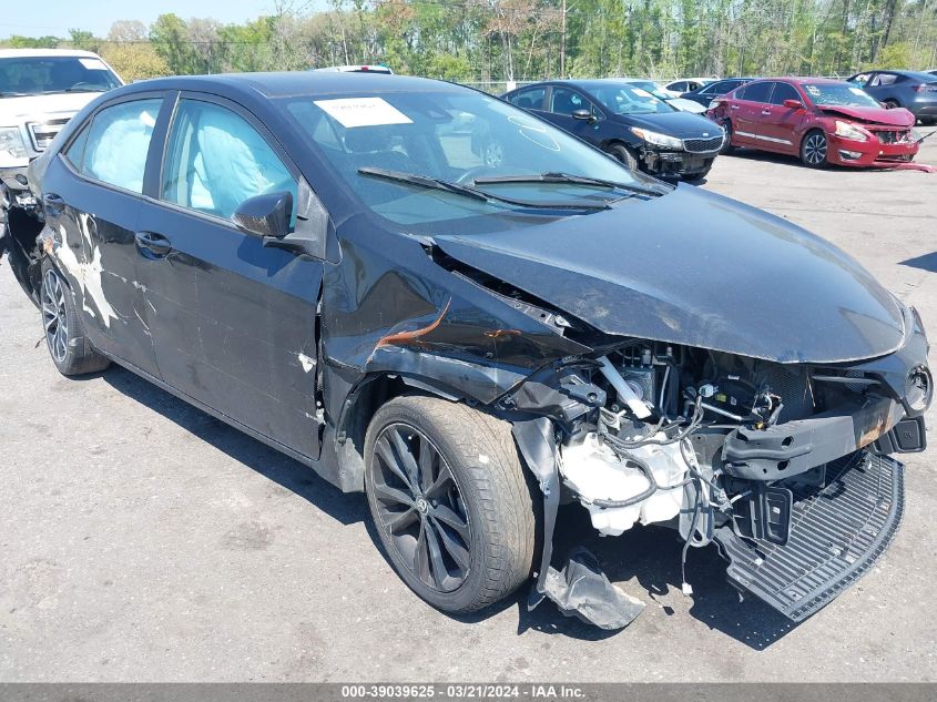 2019 TOYOTA COROLLA SE - 2T1BURHE7KC151881