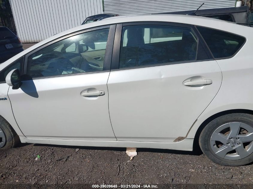 JTDKN3DU9A5160343 | 2010 TOYOTA PRIUS