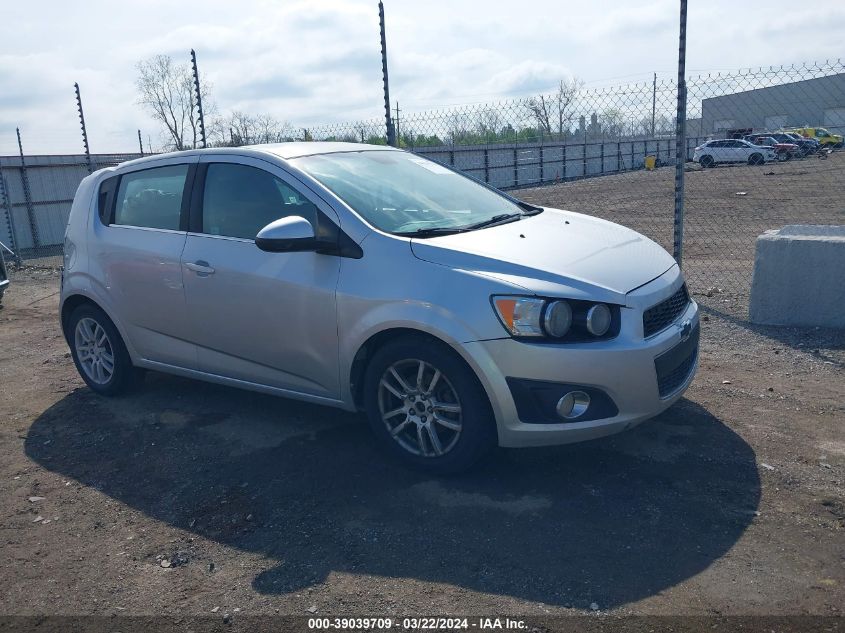 2012 Chevrolet Sonic 2Lt VIN: 1G1JC6SH0C4127290 Lot: 39039709