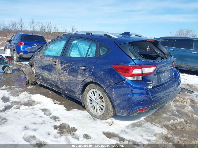 2017 Subaru Impreza Premium VIN: 4S3GTAB68H3743383 Lot: 39039740