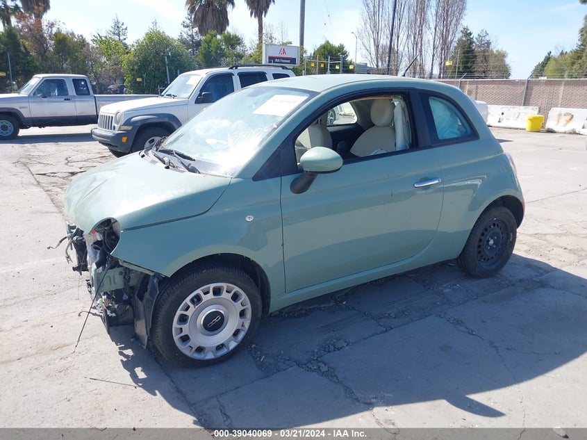 2013 FIAT 500 VIN: 3C3CFFAR3DT513218