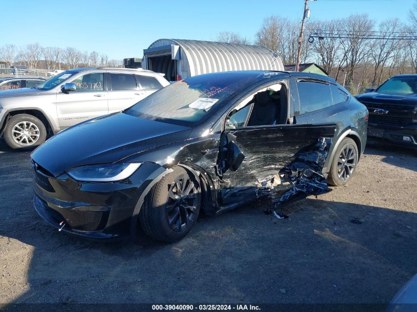 2023 Tesla Model X Dual Motor All-Wheel Drive/Standard Range VIN: 7SAXCDE57PF408446 Lot: 39040090